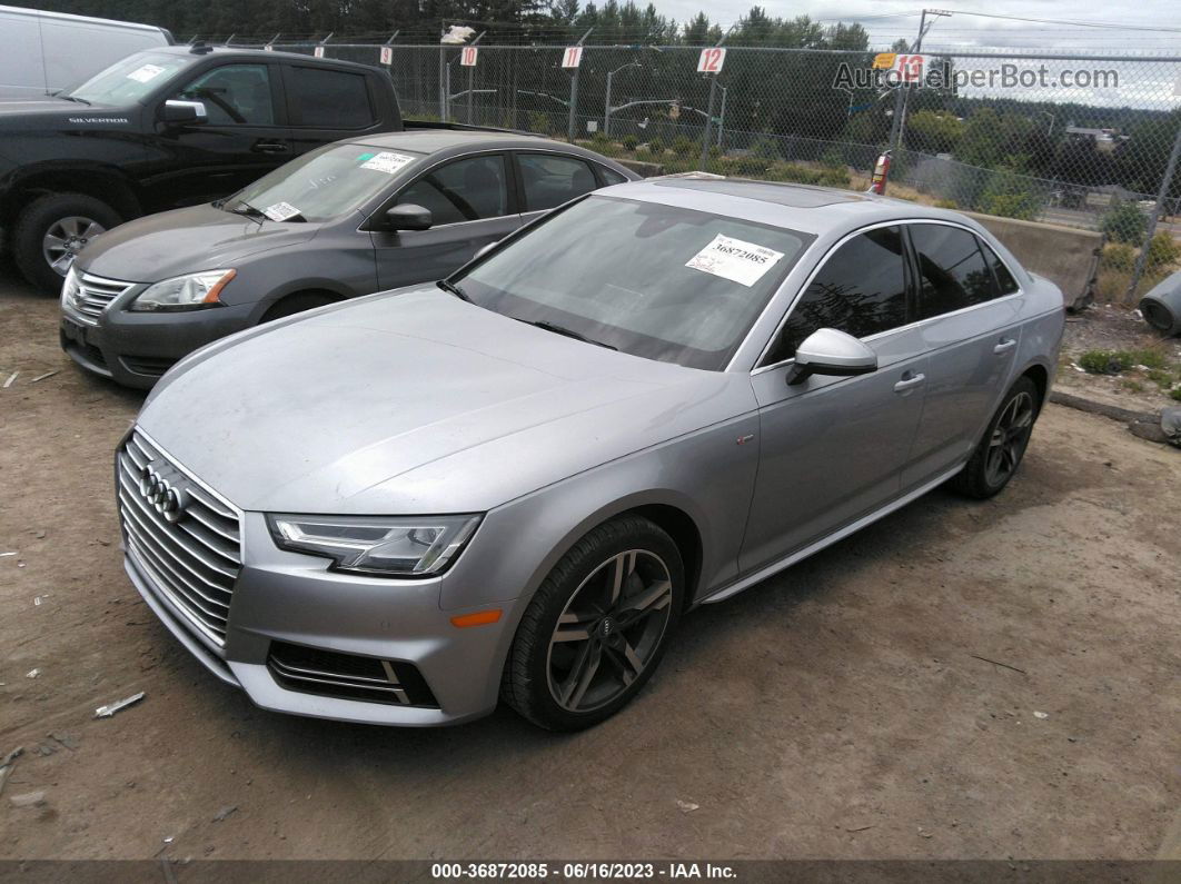 2017 Audi A4 Premium Plus Silver vin: WAUENAF43HN014915