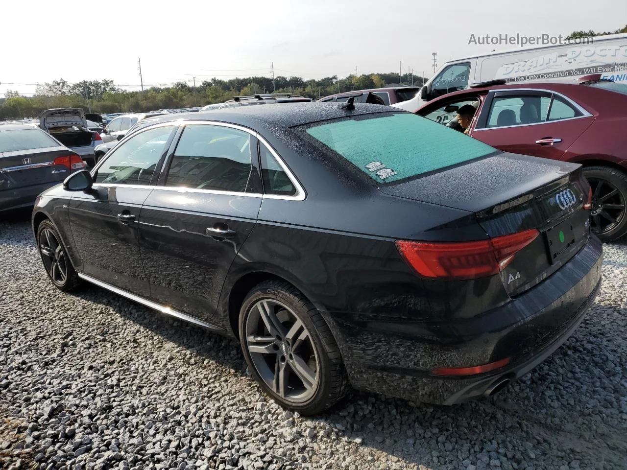 2017 Audi A4 Premium Plus Black vin: WAUENAF43HN048448