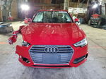 2017 Audi A4 Premium Plus Red vin: WAUENAF43HN066402