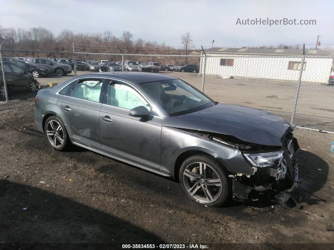 2017 Audi A4 Premium Plus Gray vin: WAUENAF43HN067551