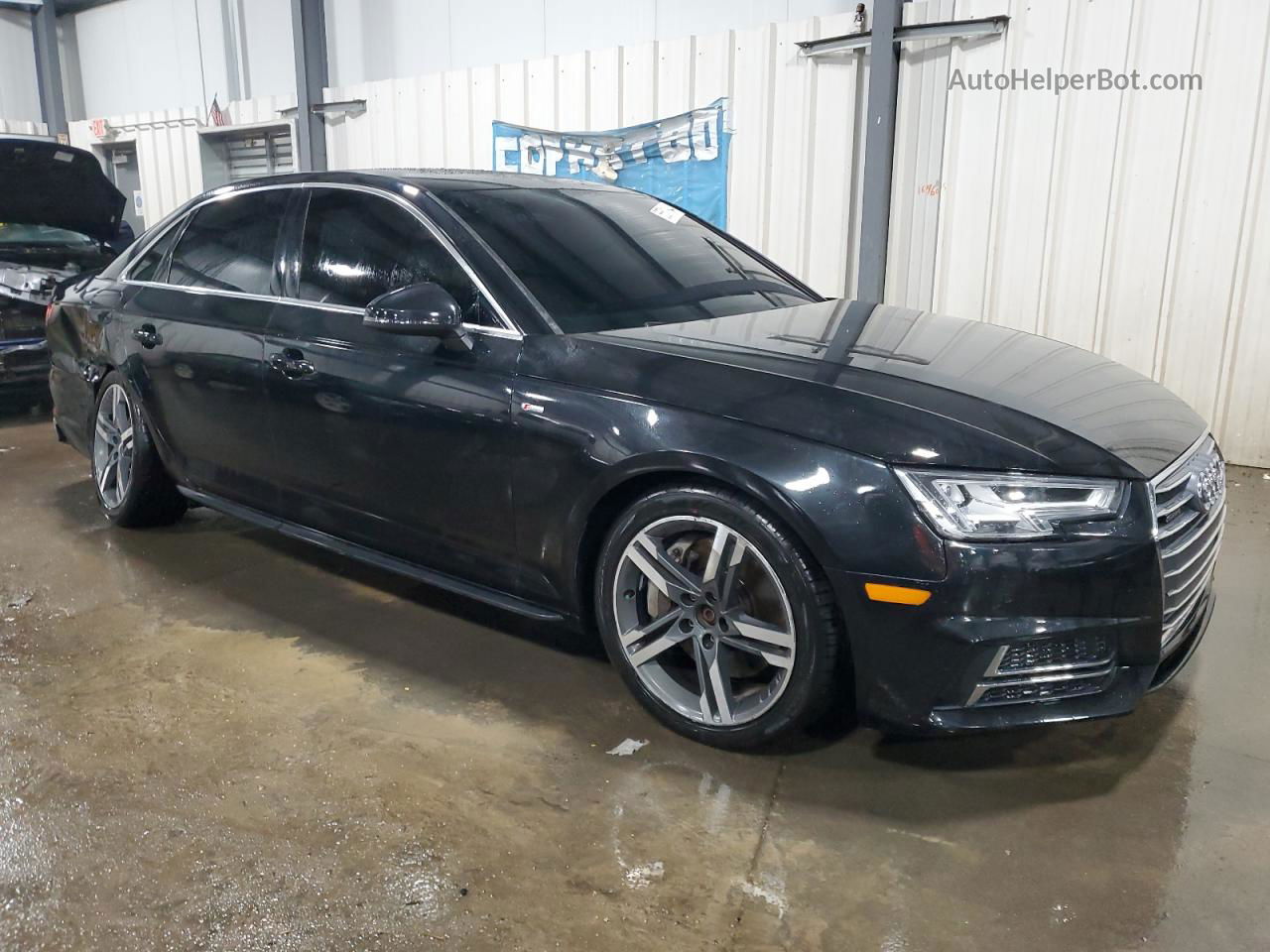 2017 Audi A4 Premium Plus Black vin: WAUENAF43HN067789