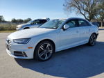 2017 Audi A4 Premium Plus White vin: WAUENAF43HN071647