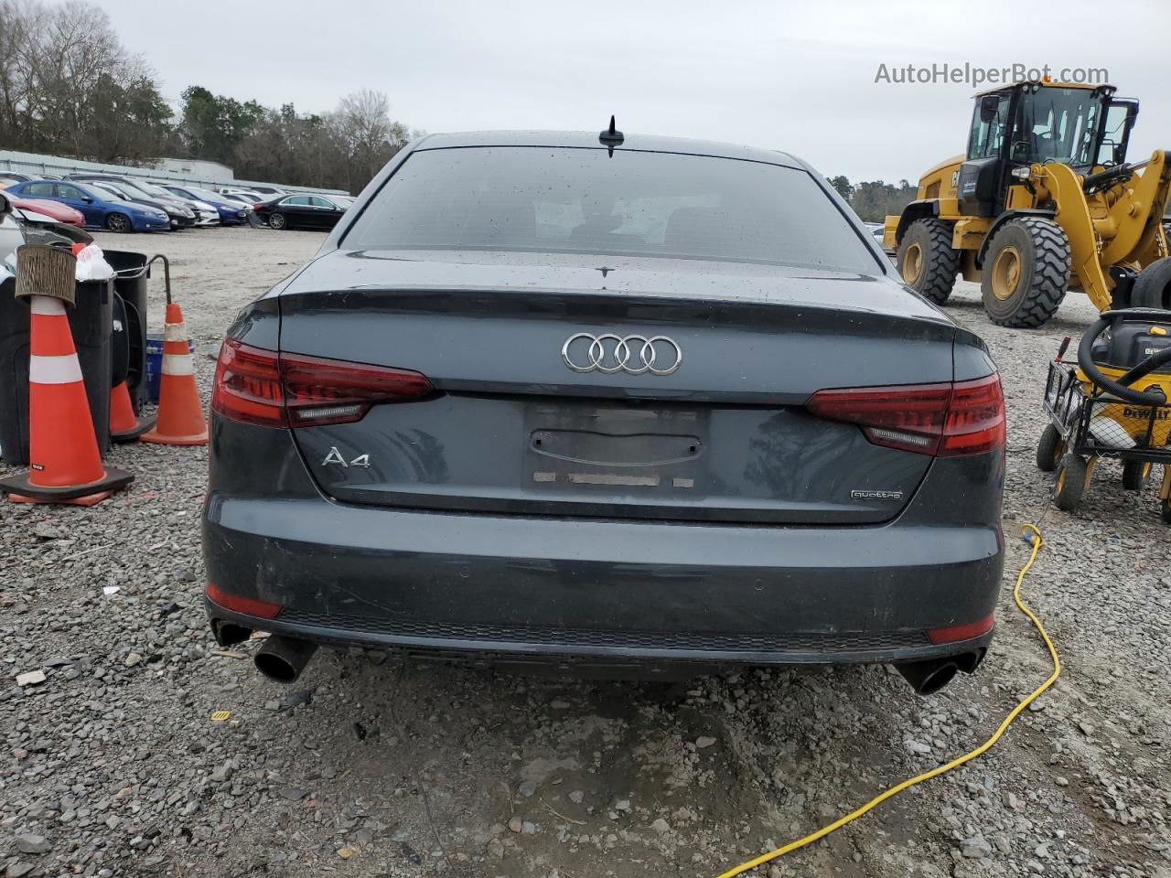 2018 Audi A4 Premium Plus Black vin: WAUENAF43JA005810