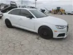 2018 Audi A4 Premium Plus White vin: WAUENAF43JA055512