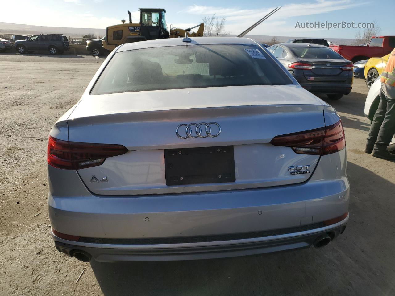 2018 Audi A4 Premium Plus Silver vin: WAUENAF43JA161460