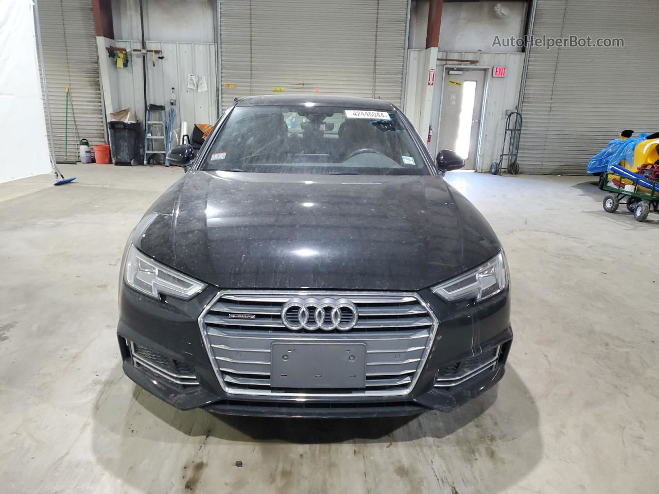 2018 Audi A4 Premium Plus Black vin: WAUENAF43JN019571