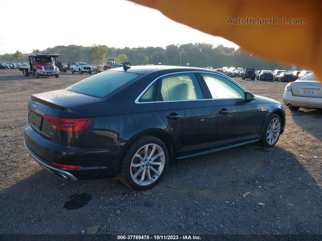 2019 Audi A4 45 Premium Черный vin: WAUENAF43KA017828