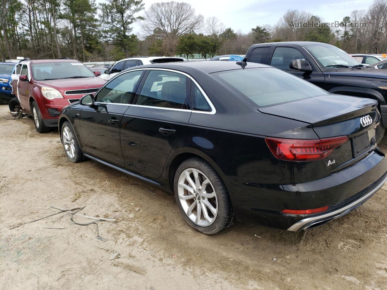 2019 Audi A4 Premium Plus Black vin: WAUENAF43KA044995