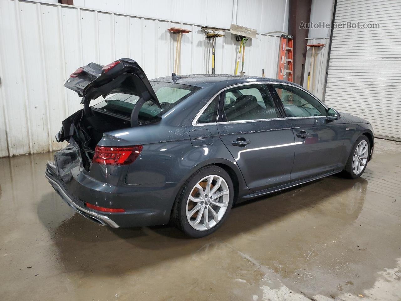 2019 Audi A4 Premium Plus Charcoal vin: WAUENAF43KA110798