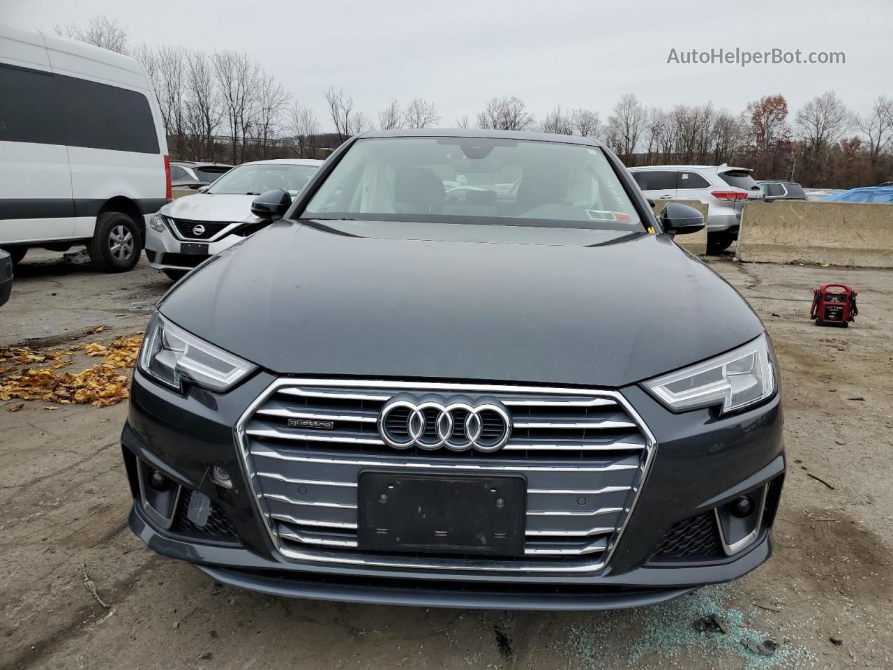 2019 Audi A4 Premium Plus Black vin: WAUENAF43KN002688