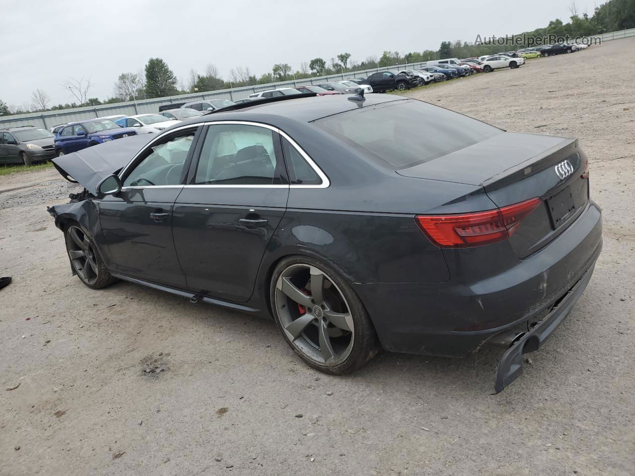 2017 Audi A4 Premium Plus Charcoal vin: WAUENAF44HN014261