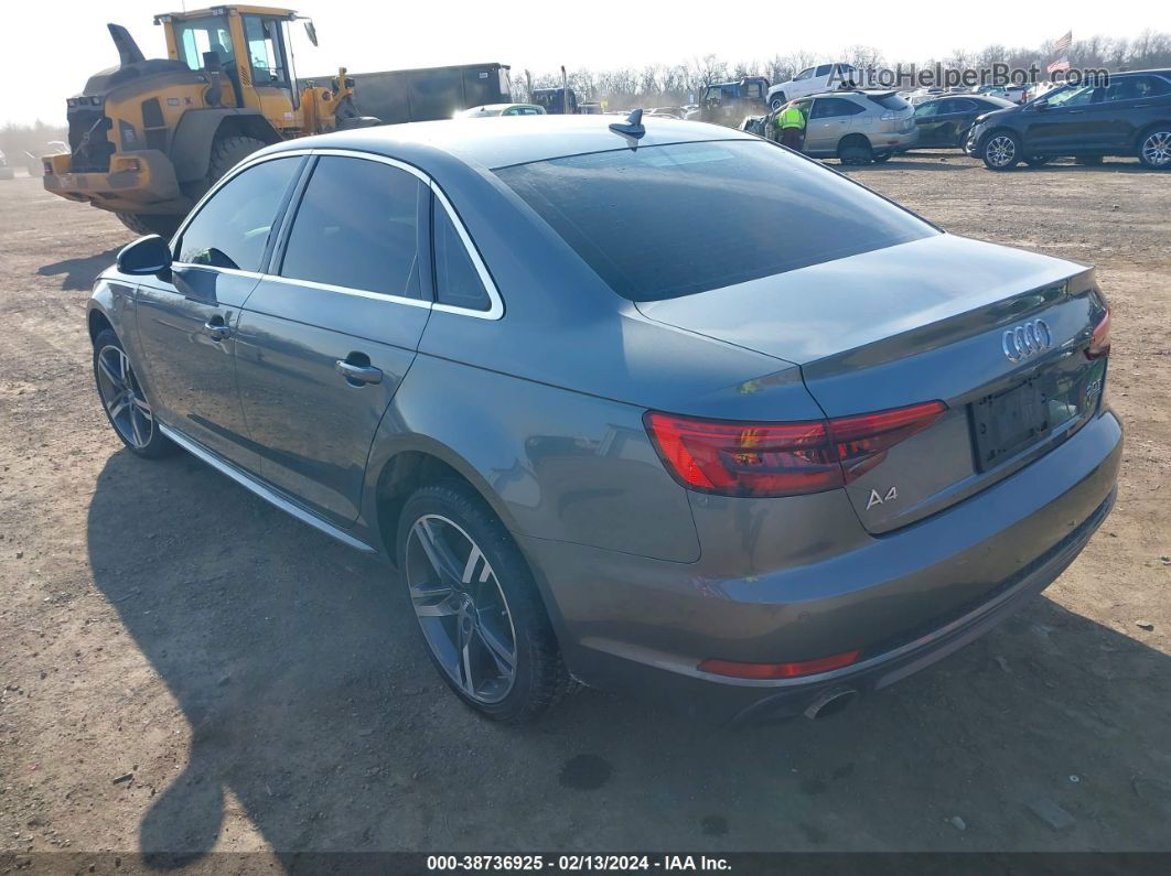 2017 Audi A4 2.0t Premium Серый vin: WAUENAF44HN017595