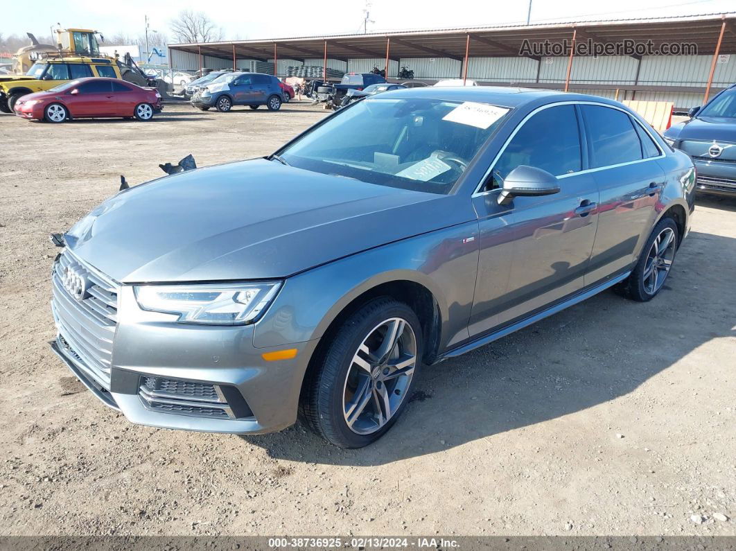 2017 Audi A4 2.0t Premium Gray vin: WAUENAF44HN017595