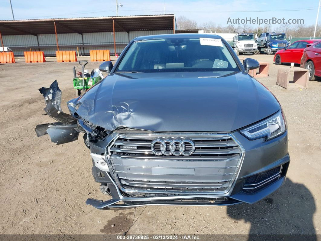 2017 Audi A4 2.0t Premium Gray vin: WAUENAF44HN017595