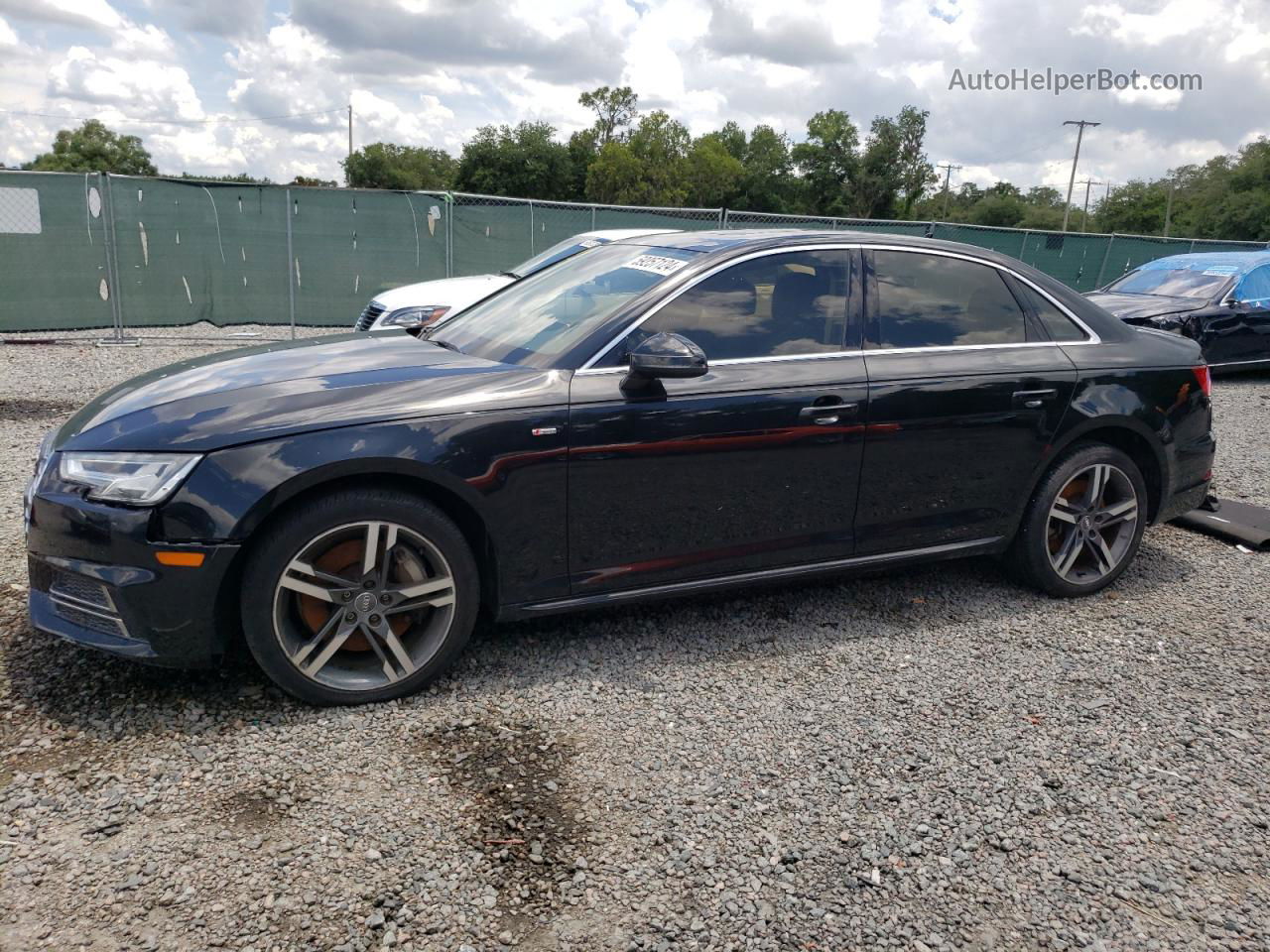 2017 Audi A4 Premium Plus Black vin: WAUENAF44HN021985