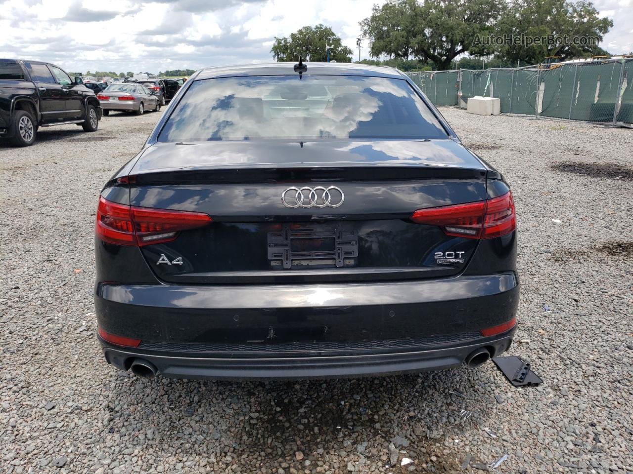 2017 Audi A4 Premium Plus Black vin: WAUENAF44HN021985