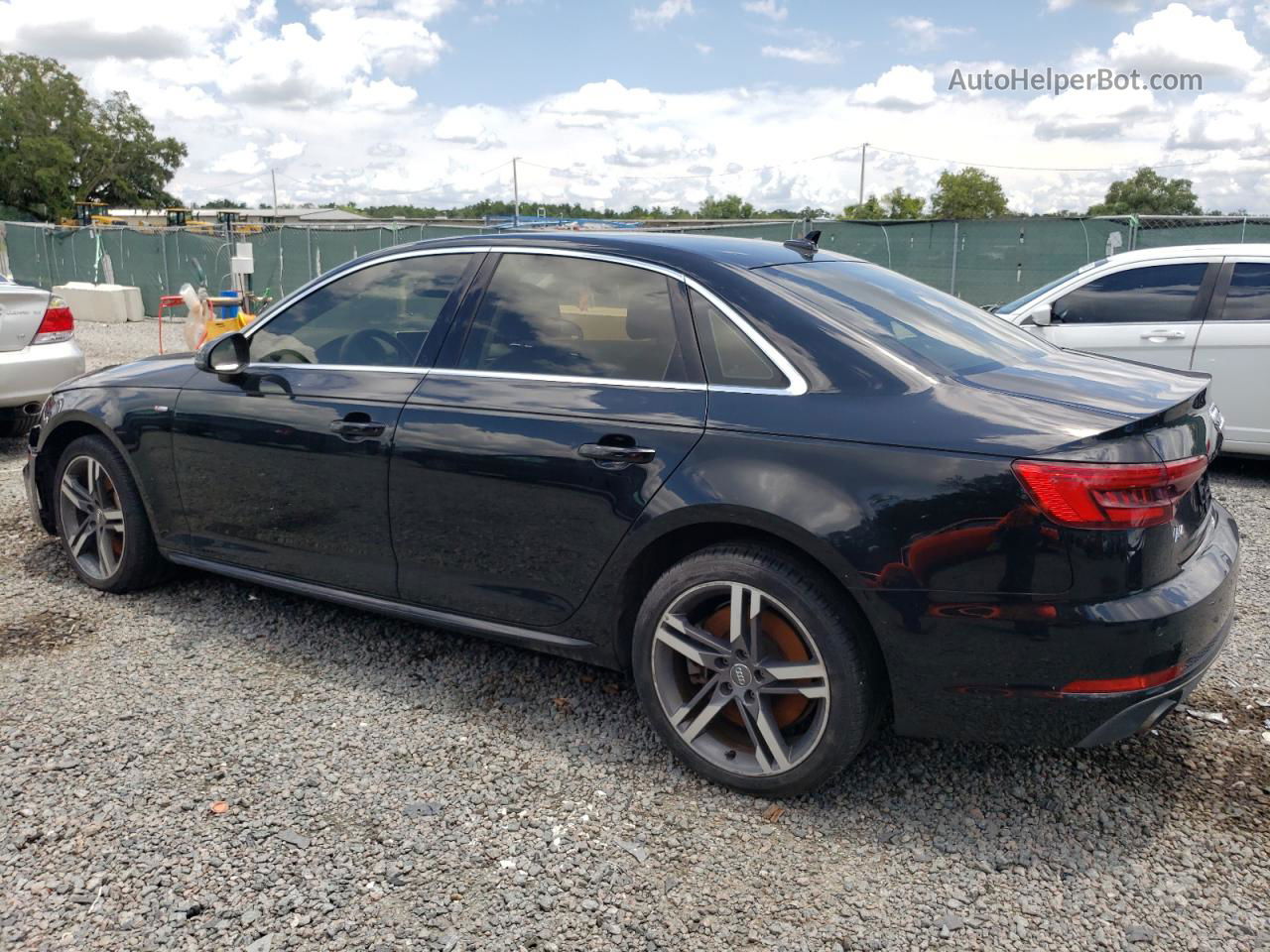 2017 Audi A4 Premium Plus Black vin: WAUENAF44HN021985