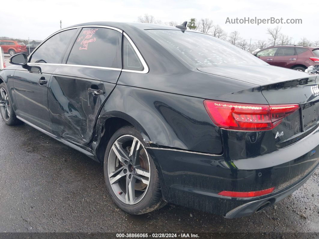 2017 Audi A4 2.0t Premium Черный vin: WAUENAF44HN024272