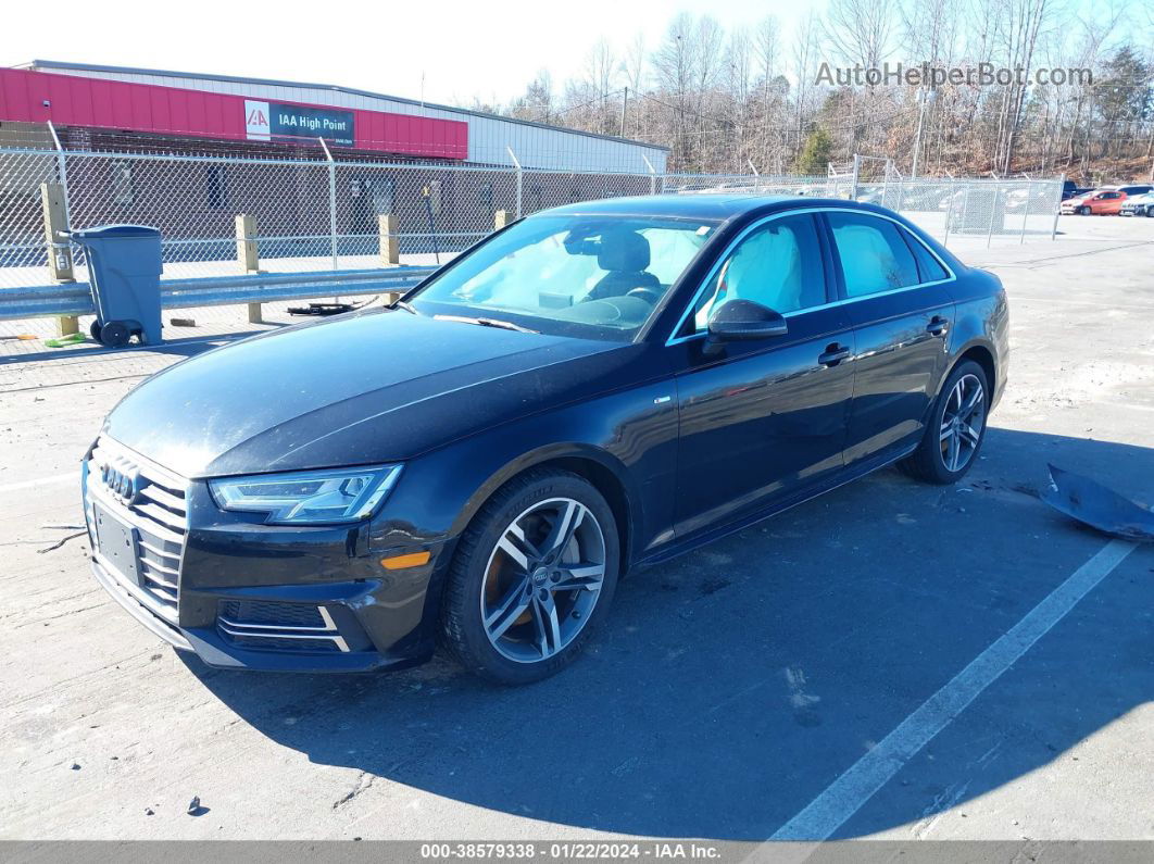 2017 Audi A4 2.0t Premium Черный vin: WAUENAF44HN025566