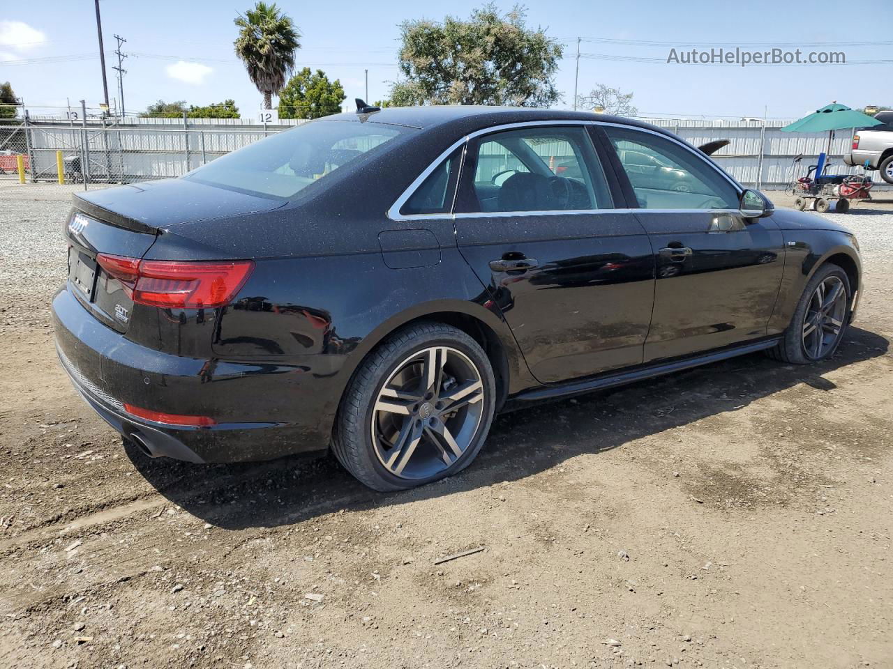 2017 Audi A4 Premium Plus Black vin: WAUENAF44HN030105