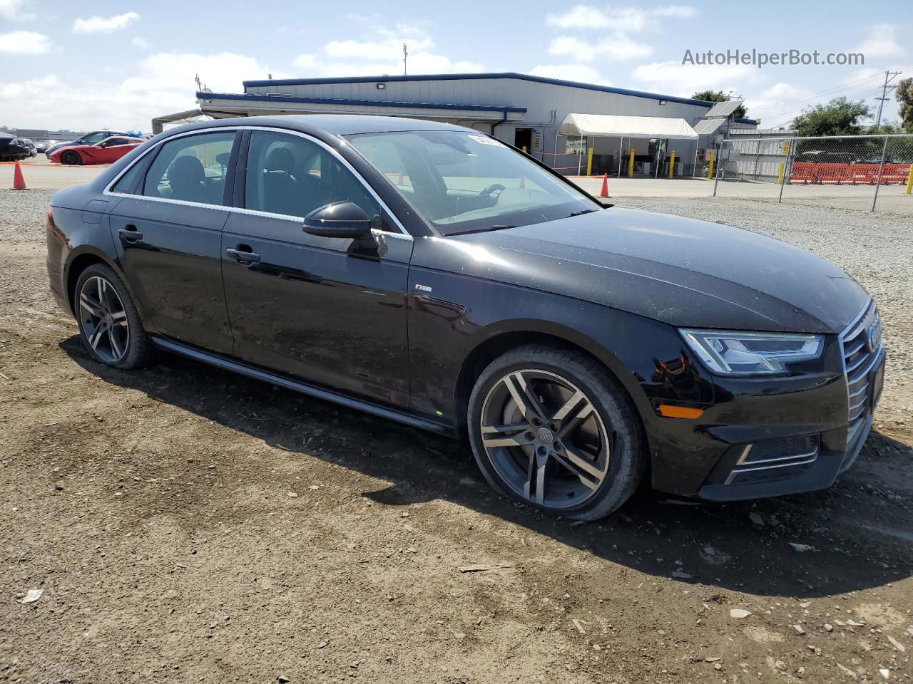 2017 Audi A4 Premium Plus Black vin: WAUENAF44HN030105