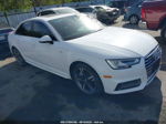 2017 Audi A4 2.0t Premium White vin: WAUENAF44HN036602