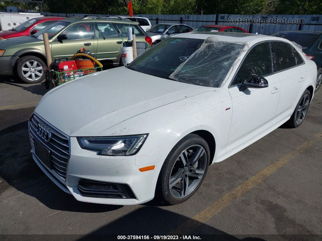 2017 Audi A4 2.0t Premium White vin: WAUENAF44HN036602