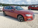 2018 Audi A4 Premium Plus Red vin: WAUENAF44JA044003