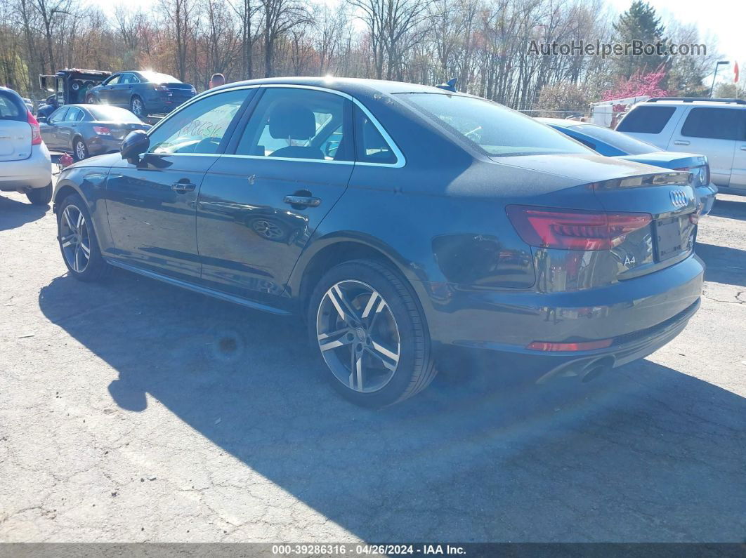 2018 Audi A4 2.0t Premium/2.0t Tech Premium Gray vin: WAUENAF44JA071458