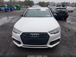 2018 Audi A4 2.0t Premium/2.0t Tech Premium White vin: WAUENAF44JA084341