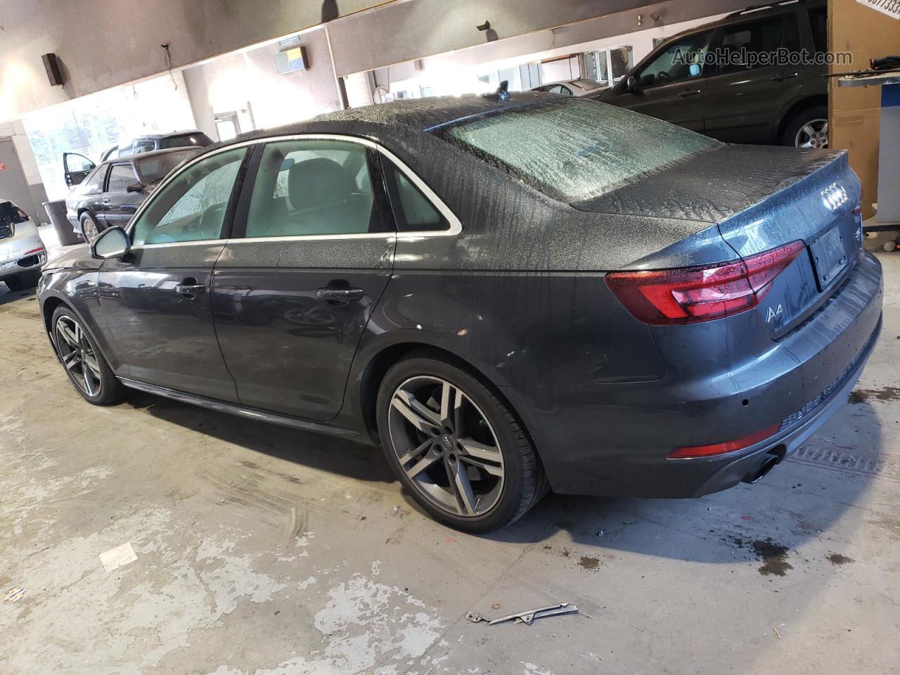 2018 Audi A4 Premium Plus Gray vin: WAUENAF44JA128001