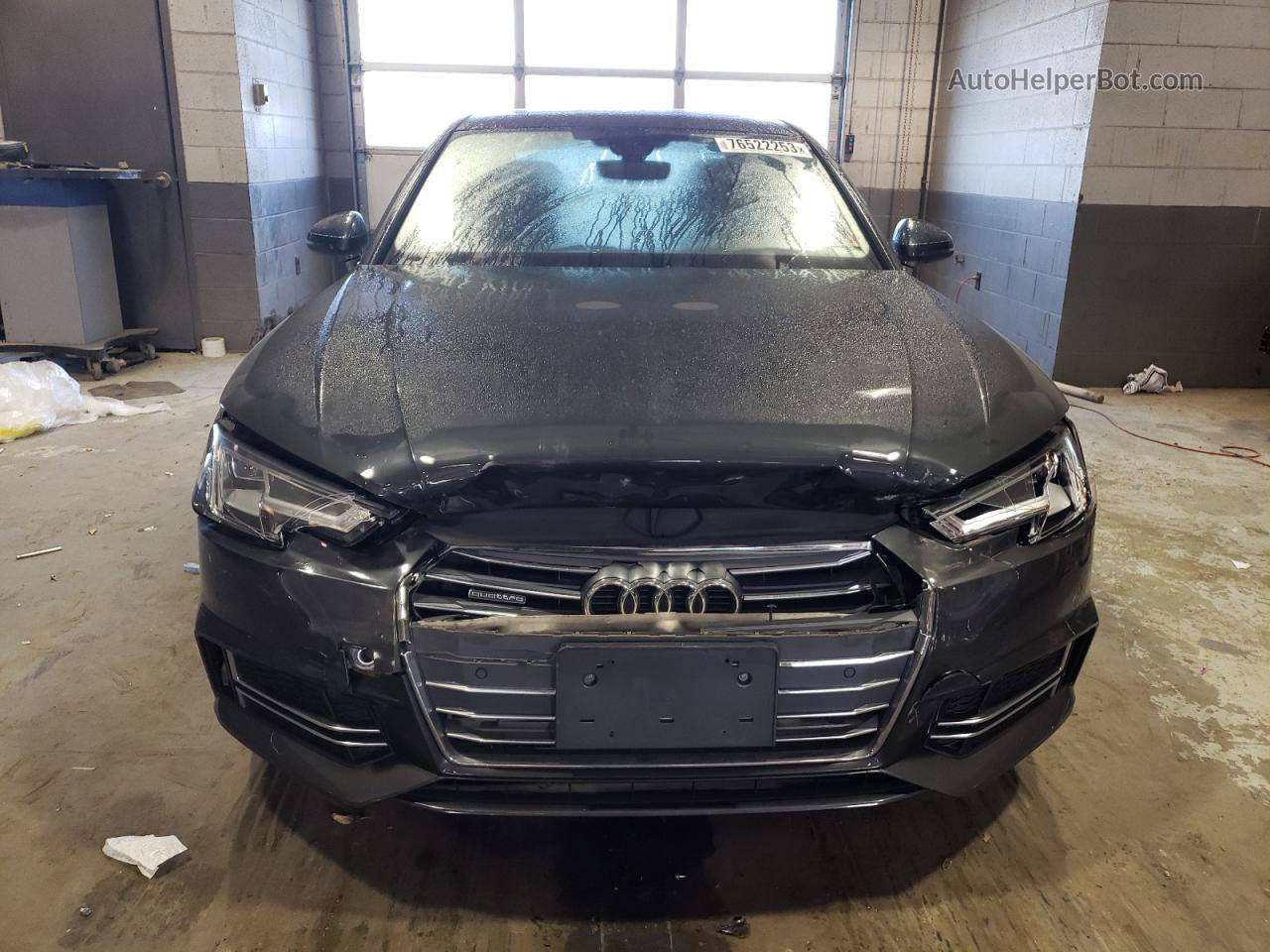 2018 Audi A4 Premium Plus Gray vin: WAUENAF44JA128001