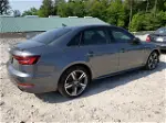 2018 Audi A4 Premium Plus Gray vin: WAUENAF44JA141508