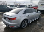 2018 Audi A4 Premium Plus Silver vin: WAUENAF44JA157658