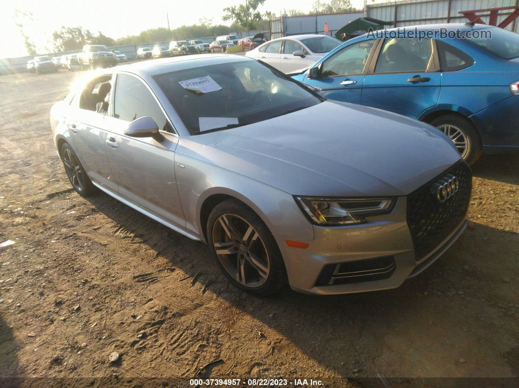 2018 Audi A4 2.0t Tech Premium/2.0t Premium Gray vin: WAUENAF44JA166019