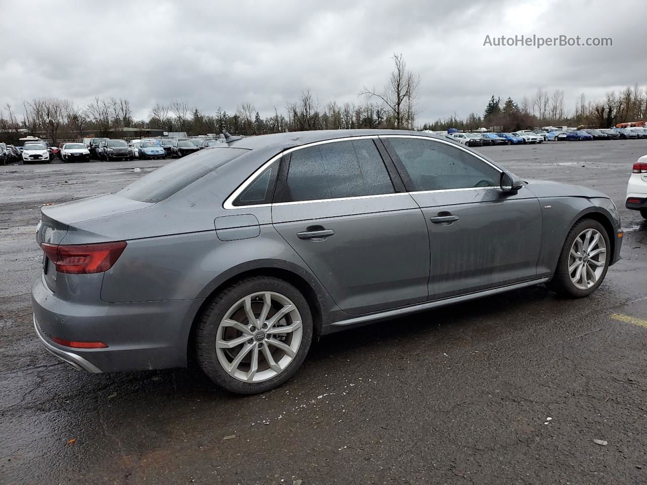 2019 Audi A4 Premium Plus Silver vin: WAUENAF44KA038977