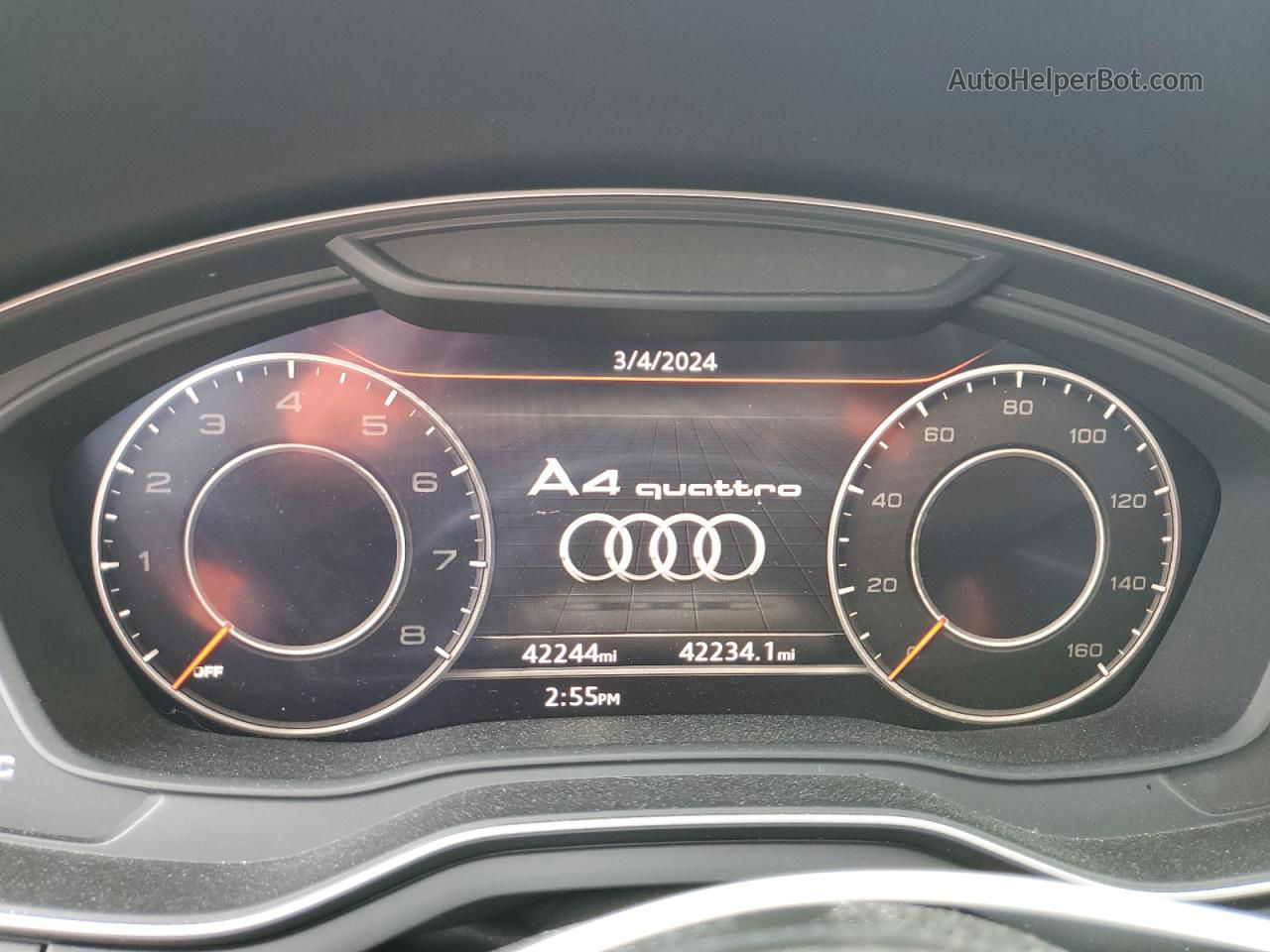 2019 Audi A4 Premium Plus Gray vin: WAUENAF44KA079853