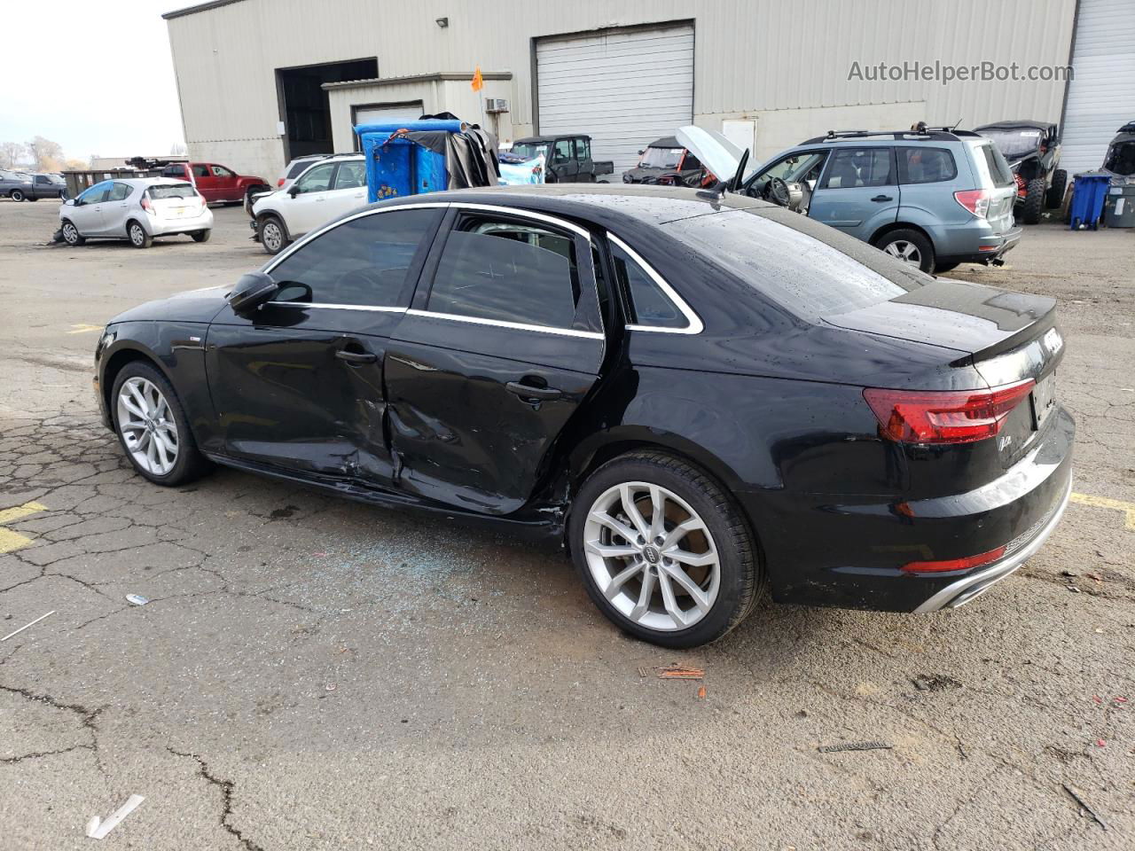 2019 Audi A4 Premium Plus Black vin: WAUENAF44KN008077