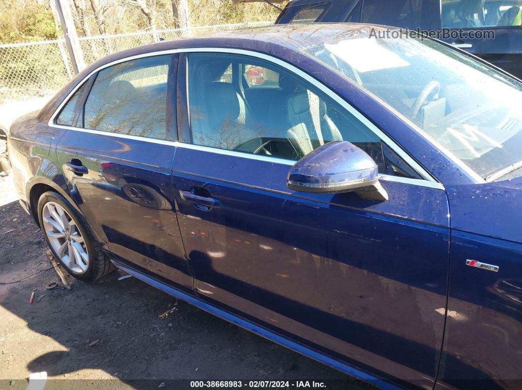 2019 Audi A4 45 Premium Blue vin: WAUENAF44KN011433