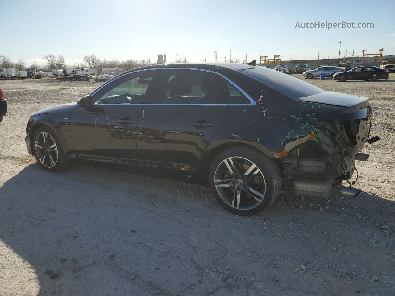 2017 Audi A4 Premium Plus Black vin: WAUENAF45HN036589