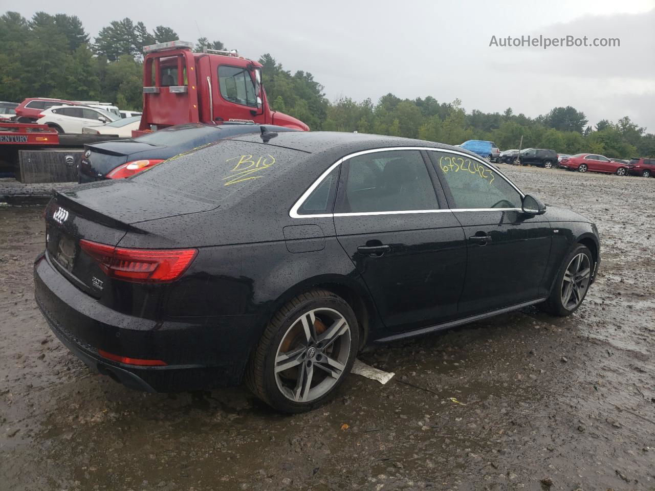 2017 Audi A4 Premium Plus Black vin: WAUENAF45HN062951