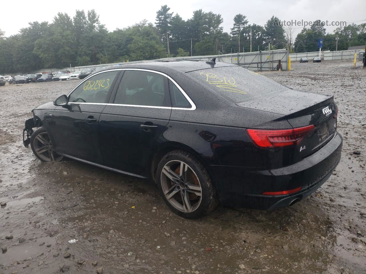 2017 Audi A4 Premium Plus Black vin: WAUENAF45HN062951