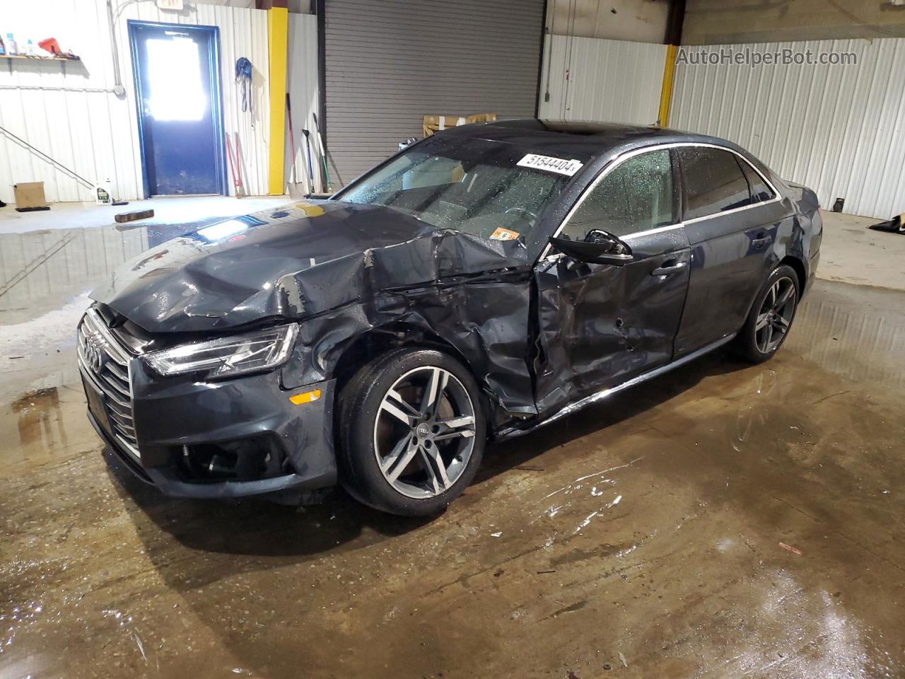 2017 Audi A4 Premium Plus Charcoal vin: WAUENAF45HN070788