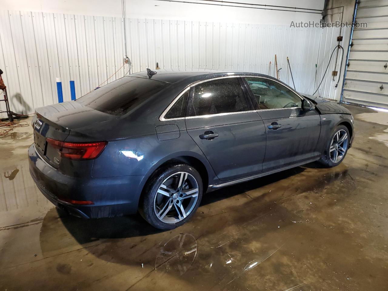 2017 Audi A4 Premium Plus Charcoal vin: WAUENAF45HN070788