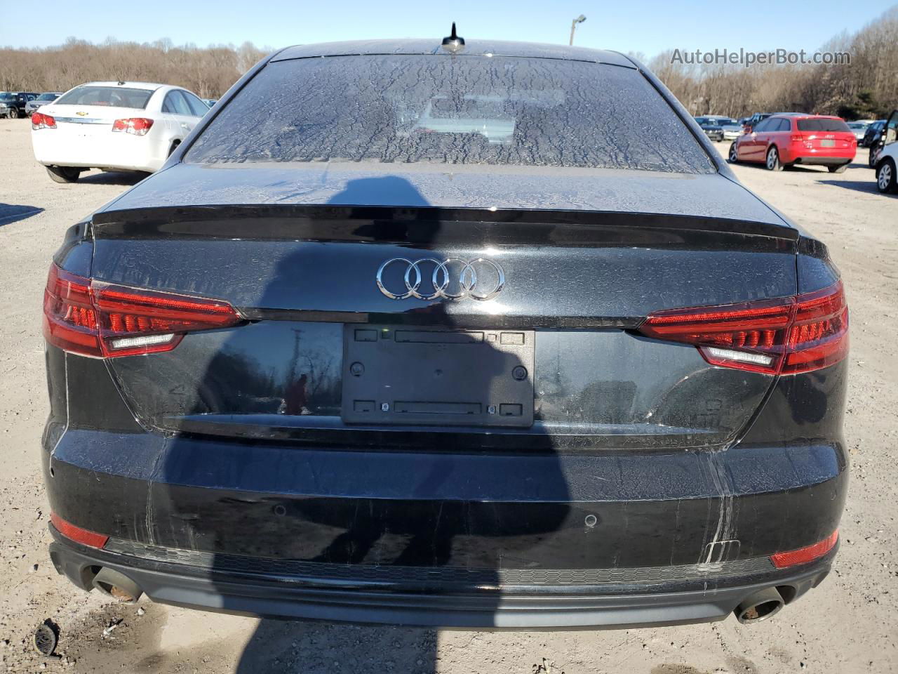 2018 Audi A4 Premium Plus Black vin: WAUENAF45JA059075