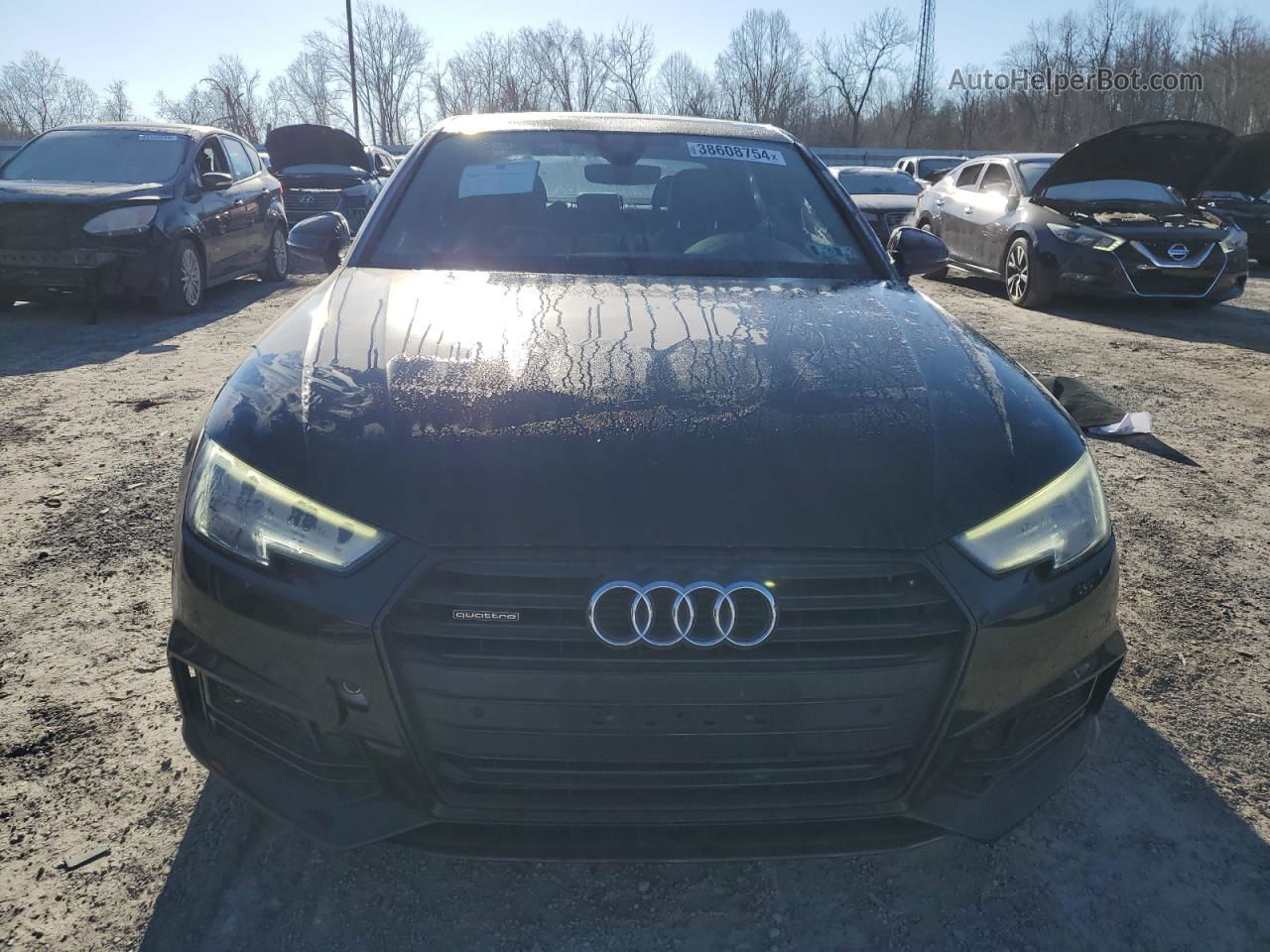 2018 Audi A4 Premium Plus Black vin: WAUENAF45JA059075