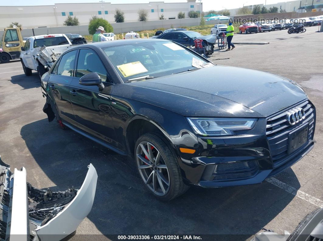 2018 Audi A4 2.0t Premium/2.0t Tech Premium Black vin: WAUENAF45JA101275