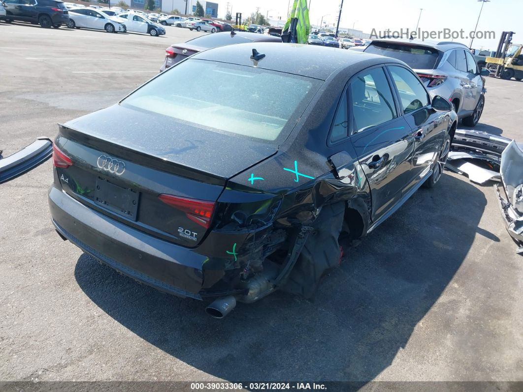 2018 Audi A4 2.0t Premium/2.0t Tech Premium Black vin: WAUENAF45JA101275