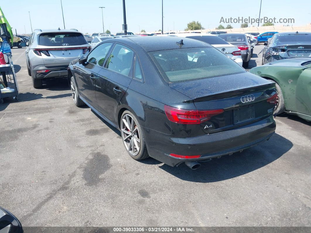 2018 Audi A4 2.0t Premium/2.0t Tech Premium Black vin: WAUENAF45JA101275