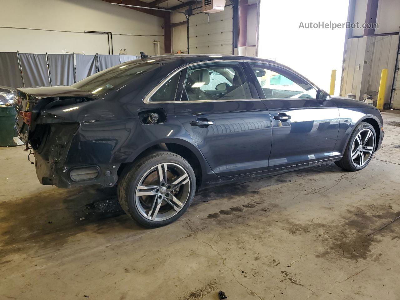 2018 Audi A4 Premium Plus Blue vin: WAUENAF45JA231959